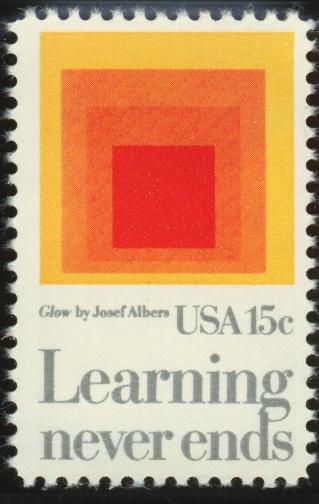 Learning never ends 1980 FDC First Day Cover stamp Education in America Harris