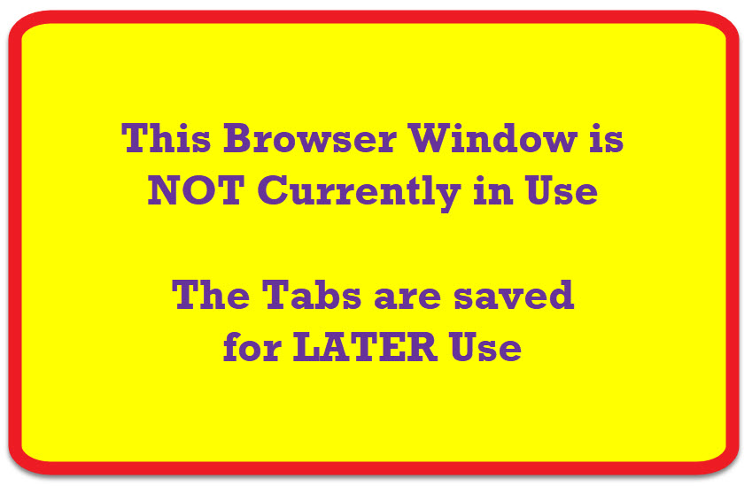 Browser Not in Use