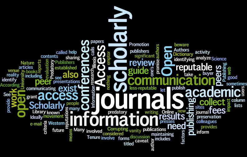 Scholarly Communication Word Cloud