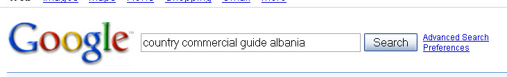 albania search