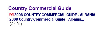 albania country commerical guide