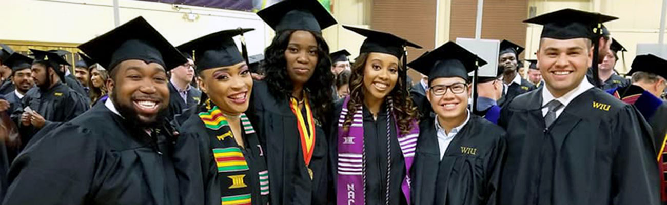 Political Science Masters Students at Graduation