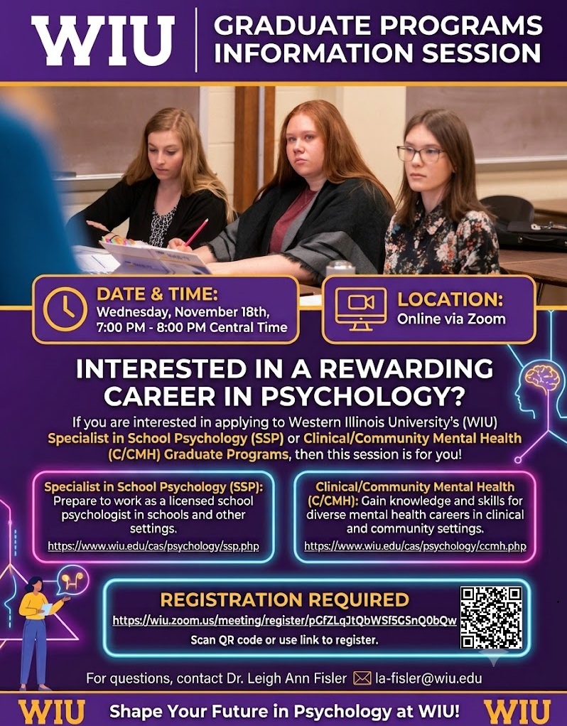 2026 Information session flyer