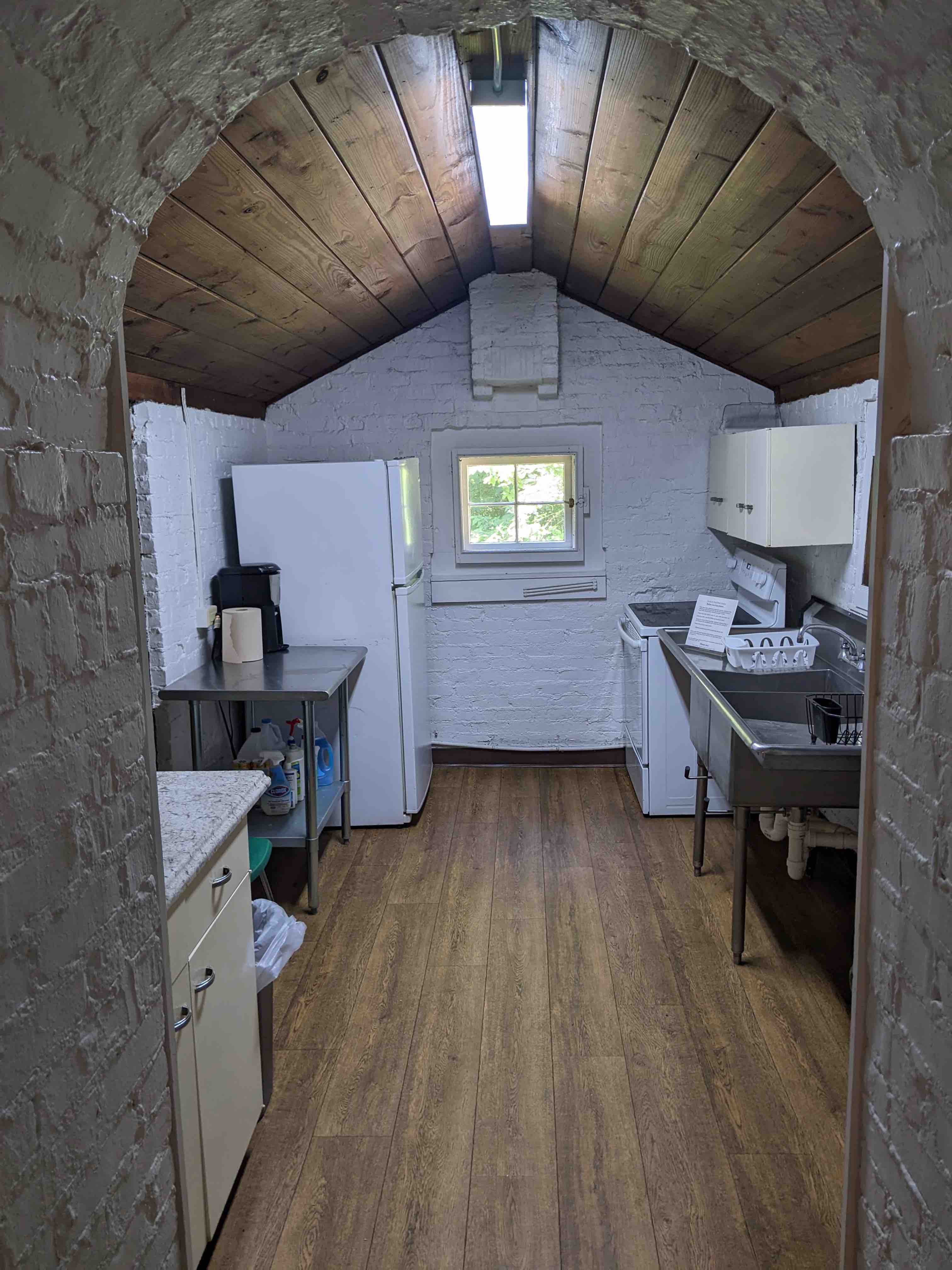 Kitchen facilities in the Lodge