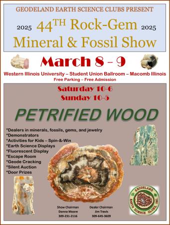 44th Annual Gem, Mineral and Fossil Show.