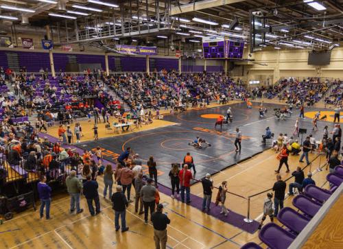 Western Hall was the site for the Illinois Kids Wrestling Federation (IKWF) West Regional, hosted by the Macomb Little Bombers Wrestling Club.