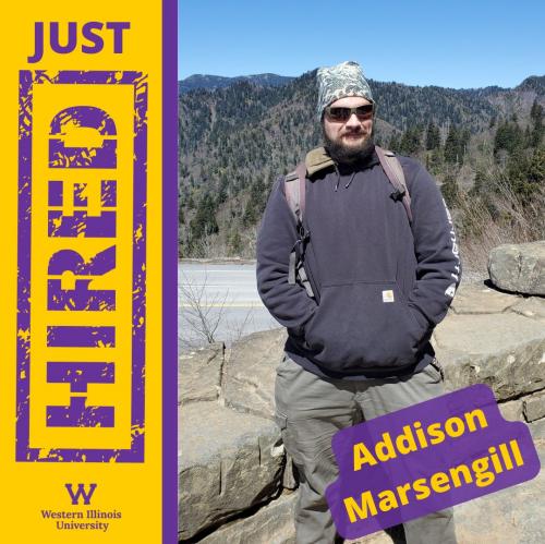 Addison Marsengill, WIU Museum Studies graduate.