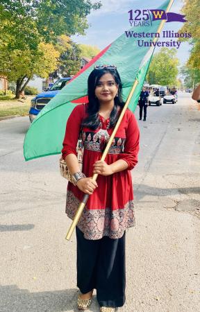 Current graduate student Mirza Jahan.