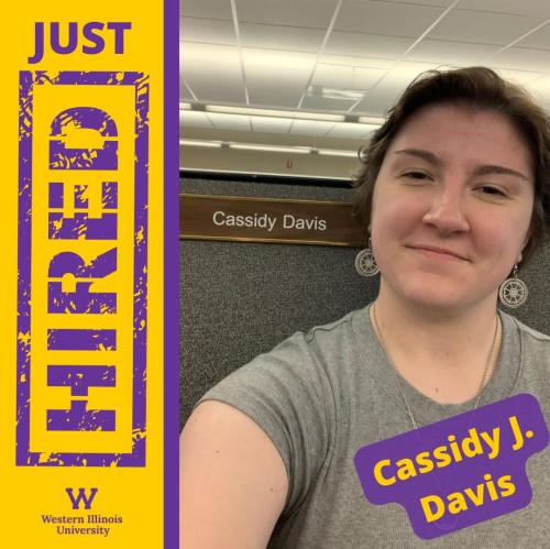 Cassidy J. Davis, WIU Geographic Information Science (GIS) graduate.