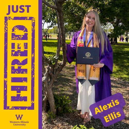 Alexis Ellis, WIU Elementary Education graduate.