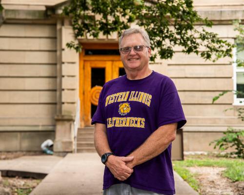 Alan Andrews was named the Western Illinois University Al and Elaine Goldfarb Civil Service Employee of the Month for August.
