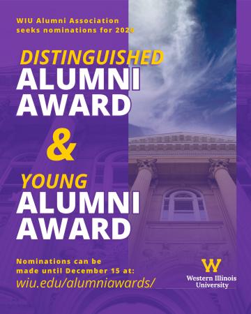 Nominations for the 2026 Young Alumni Excellence and Distinguished Alumni Award will be accepted until Monday, Dec. 15.
