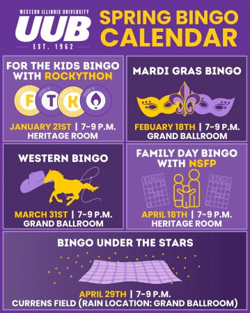 UUB Spring Bingos Flyer