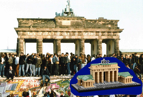 Berlin Wall Brandenburg Gate LEGO